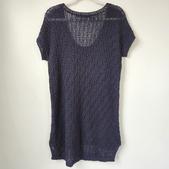 Peruvian Connection Crochet Beach Cover Up Dress Size Medium - Picture 6 of 7